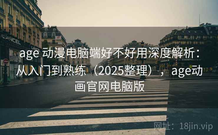 age 动漫电脑端好不好用深度解析：从入门到熟练（2025整理），age动画官网电脑版