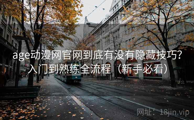 age动漫网官网到底有没有隐藏技巧？入门到熟练全流程（新手必看）