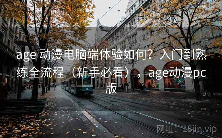 age 动漫电脑端体验如何？入门到熟练全流程（新手必看），age动漫pc版